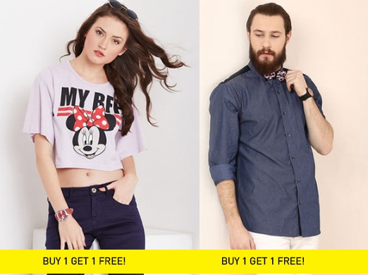 India Desire : Yepme Bogo Sale: Buy 1 Get 1 Free On Men's & Women's Clothing Starting @ Rs Rs 239 Only